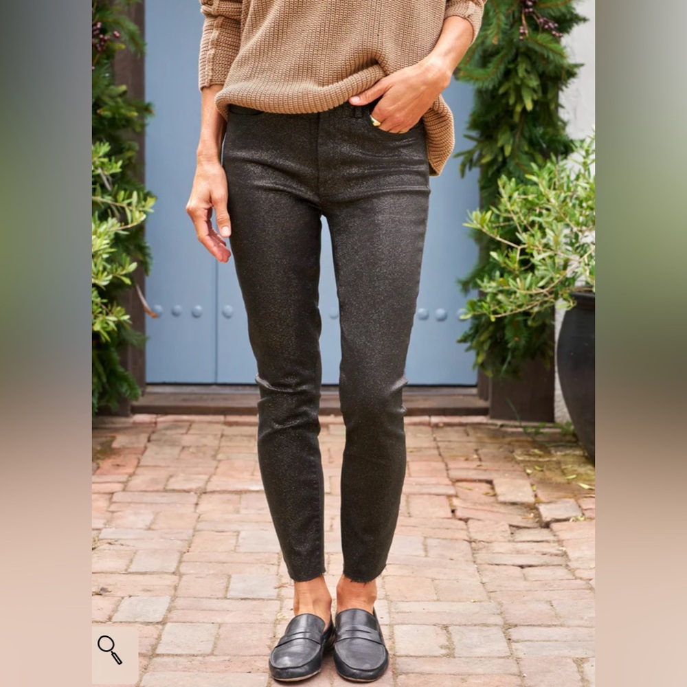 Frank & Eileen SLIGO Skinny Jean Italian Waxed Denim Sz 31
